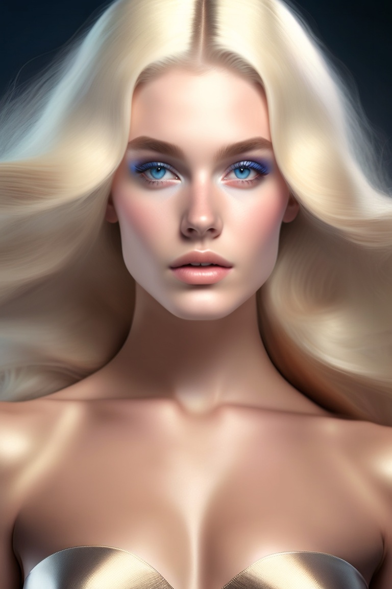    - lexica.art  : 20 year old female, Platinum blonde hair, blue eyes, Broad shoulders, Hyper realistic, Urban setting, Sexy, 160 pounds