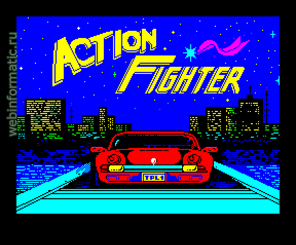 Action Fighter | ZX Spectrum | action game | Firebird Software Ltd, 1989 play online  