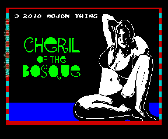 Cheril of the Bosque | ZX Spectrum | maze game | Ubhres Productions, 2010 play online  