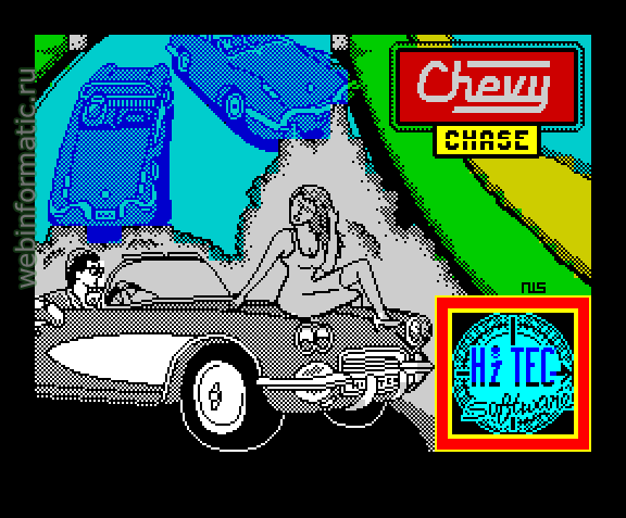 Chevy Chase | ZX Spectrum | race game | Hi-Tec Software Ltd, 1991 play online  