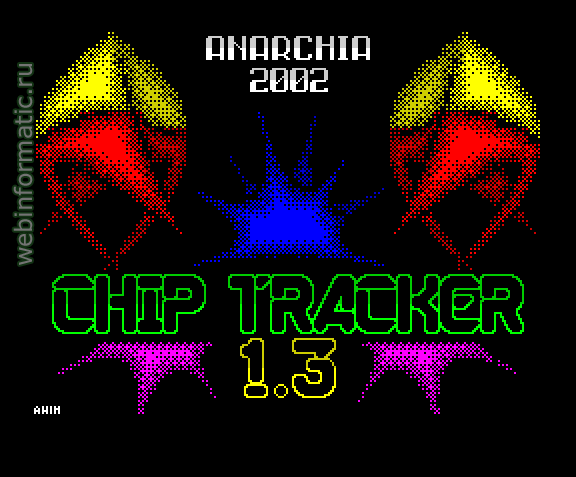 Chip Tracker | ZX Spectrum | music editor | Alone Coder, 2004 play online  