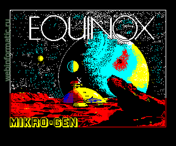Equinox | ZX Spectrum | maze game | Mikro-Gen Ltd, 1986 play online  