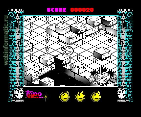 Mad Mix 2 | ZX Spectrum | maze game | Topo Soft, 1990 play online  
