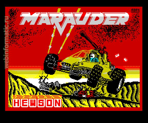 Marauder | ZX Spectrum | shooter game | Hewson Consultants Ltd, 1988 play online  