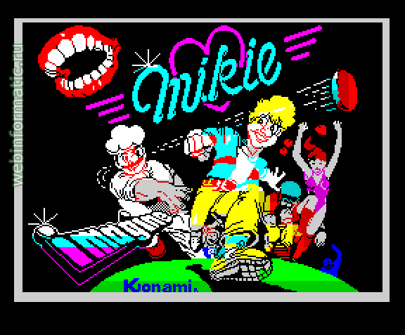 Mikie | ZX Spectrum | arcade game | Imagine Software Ltd, 1985 play online  