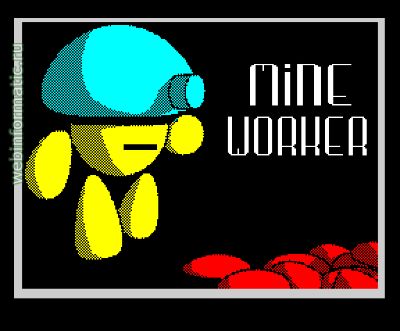 Mine Worker | ZX Spectrum | maze game | Firestarter, 2010 play online  