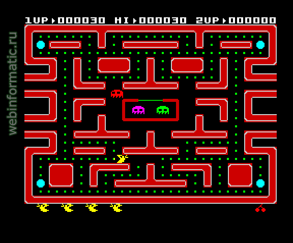 Ms. Pac-Man | ZX Spectrum | maze game | Atarisoft, 1984 play online  