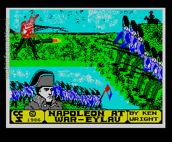 Napoleon at War | ZX Spectrum | strategy game | CCS, 1986 play online  