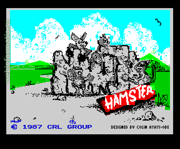 Ninja Hamster | ZX Spectrum | fighting game | CRL Group PLC, 1987 play online  