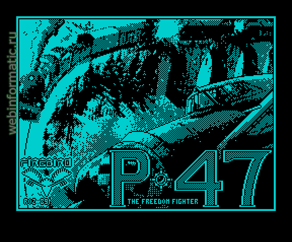 P-47 Thunderbolt | ZX Spectrum | shooter game | Firebird Software Ltd, 1990 play online  