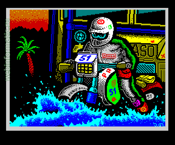 Paris-Dakar | ZX Spectrum | race game | Zigurat Software, 1988 play online  