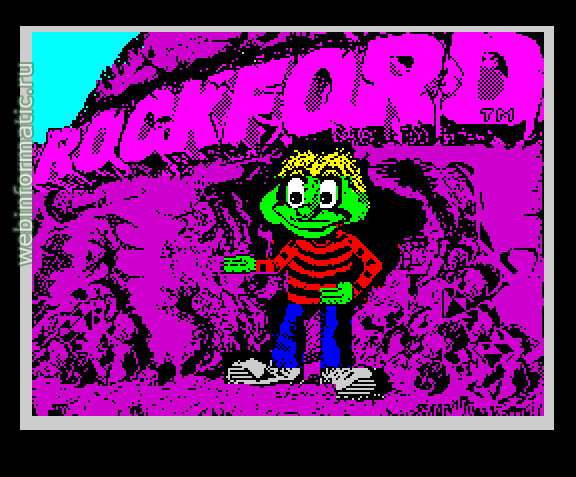 Rockford | ZX Spectrum | maze game | Mastertronic Added Dimension, 1987 play online  