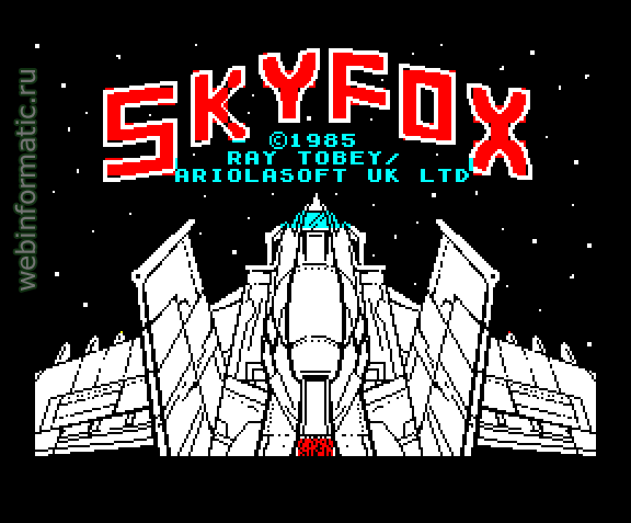 Skyfox | ZX Spectrum | shooter game | Ariolasoft UK Ltd, 1985 play online  