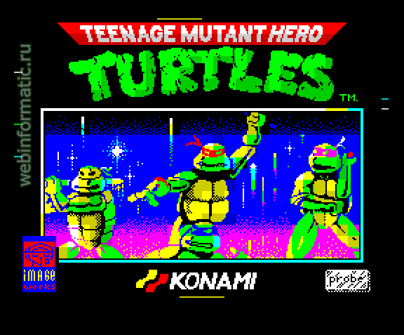 Teenage Mutant Hero Turtles | ZX Spectrum | arcade game | Image Works UK, 1990 play online