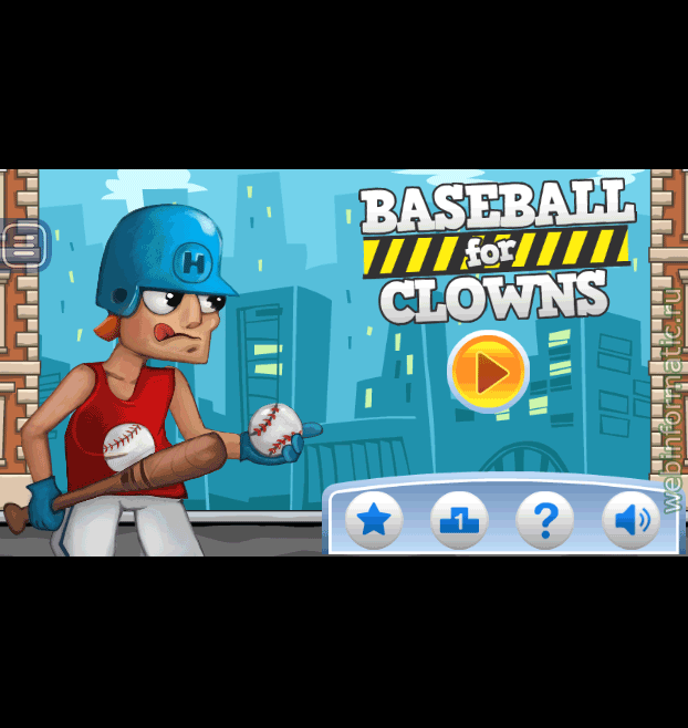 Baseball for Clowns | angle shooter play online  
