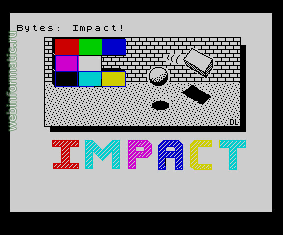 Impact | ZX Spectrum | arcade game | Audiogenic Software Ltd, 1988 play online  