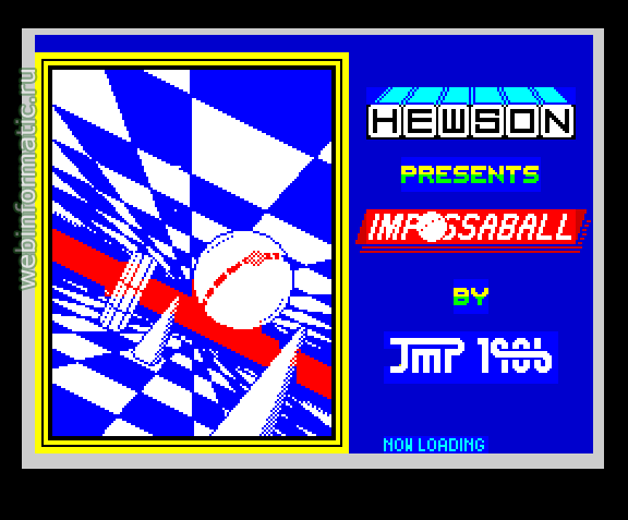 Impossaball | ZX Spectrum | arcade game | Hewson Consultants Ltd, 1987 play online  