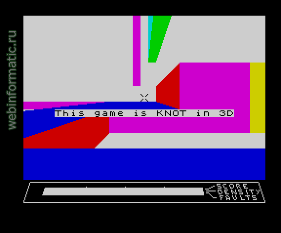 Knot in 3D | ZX Spectrum | arcade game | New Generation Software, 1983 play online  
