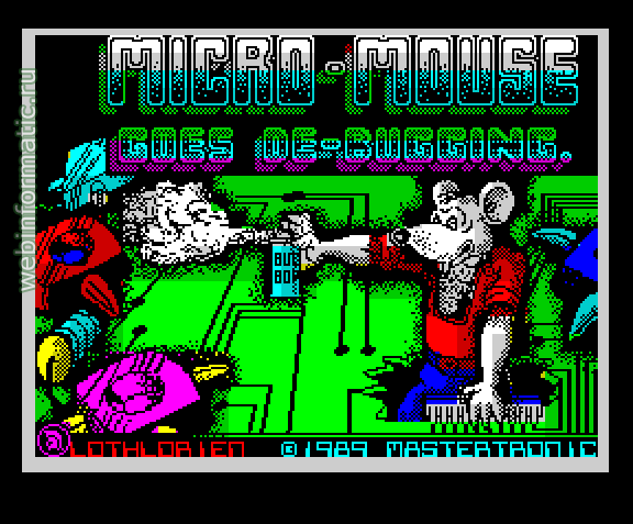 Micro Mouse | ZX Spectrum | maze game | Mastertronic Plus, 1989 play online  