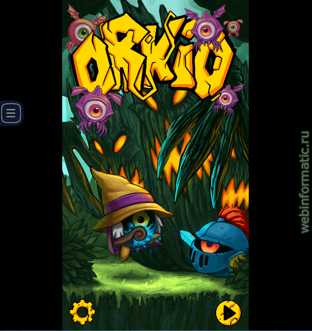 Orkio | point and click play online  