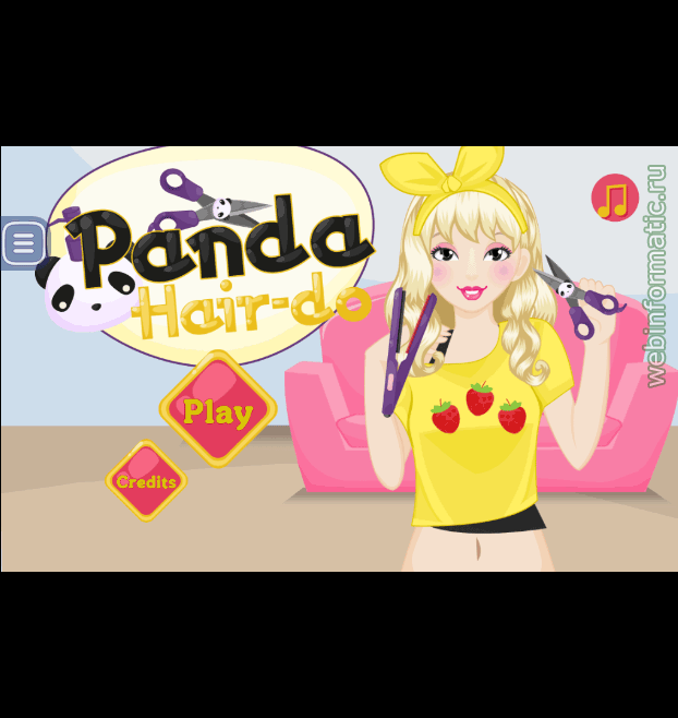 Panda Hair Do | Dressup | Funny House Games play online  