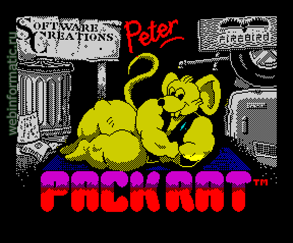Peter Pack Rat | ZX Spectrum | arcade game | Silverbird Software Ltd, 1989 play online  