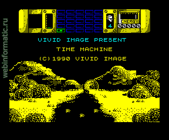 Time Machine | ZX Spectrum | quest game | Activision Inc, 1990 play online  