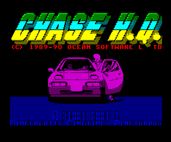 chase h. q. | ZX Spectrum | races | Ocean Software Ltd (), 1989  