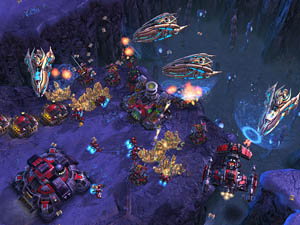 скриншот (из готовящейся игры StarCraft 2)