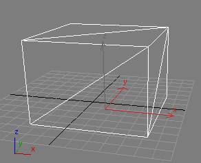 Каркас куба в 3D-пространстве