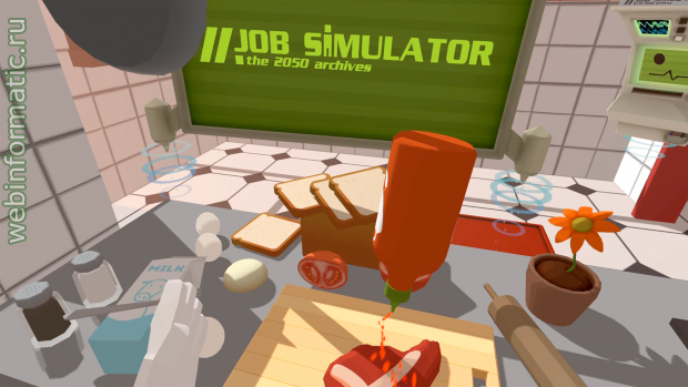 Job Simulator | VR, PS4 | game | Owlchemy Labs - kitchen 1