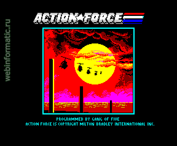 Action Force II | ZX Spectrum | shooter game | Virgin Games Ltd, 1988 play online играть онлайн