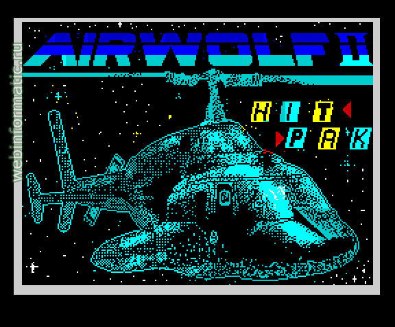 Airwolf II | ZX Spectrum | shooter game | Hit-Pak, 1987 play online играть онлайн
