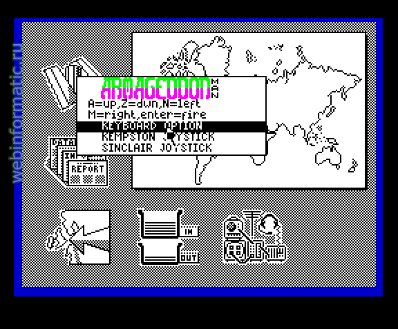 Armageddon Man, The | ZX Spectrum | strategy game | Martech Games Ltd, 1987 play online играть онлайн