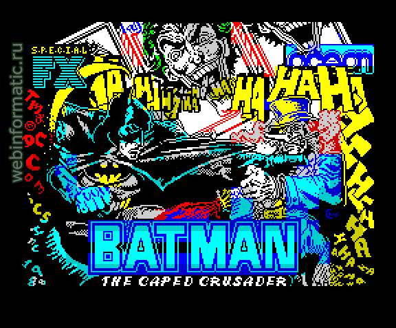 Batman: The Caped Crusader | ZX Spectrum | arcade game | Ocean Software Ltd, 1988 play online играть онлайн
