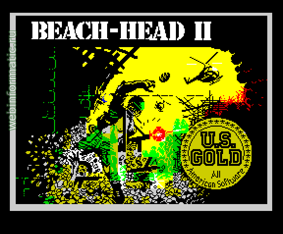 Beach-Head II | ZX Spectrum | shooter game | US Gold Ltd, 1985 play online играть онлайн