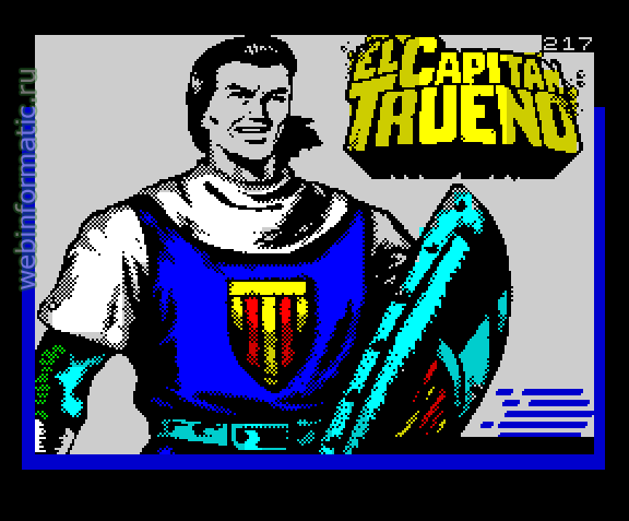 Capitan Trueno | ZX Spectrum | game | Dinamic Software, 1990 play online играть онлайн