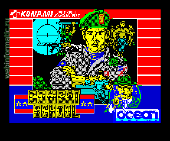 Combat School | ZX Spectrum | arcade game | Ocean Software Ltd, 1987 play online играть онлайн