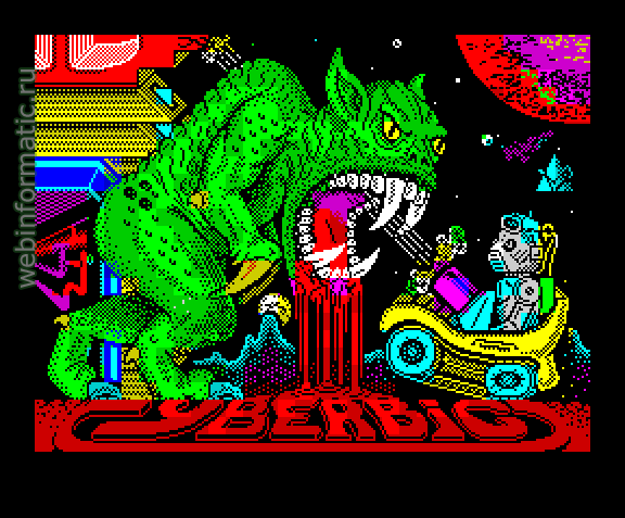 Cyberbig | ZX Spectrum | arcade game | Animagic S.A., 1989 play online играть онлайн