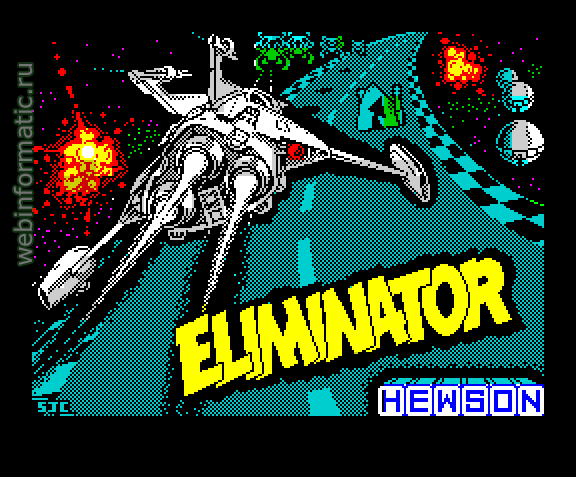 Eliminator | ZX Spectrum | shooter game | Hewson Consultants Ltd, 1988 play online играть онлайн