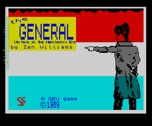 General, The | ZX Spectrum | strategy game | CCS, 1989 play online играть онлайн