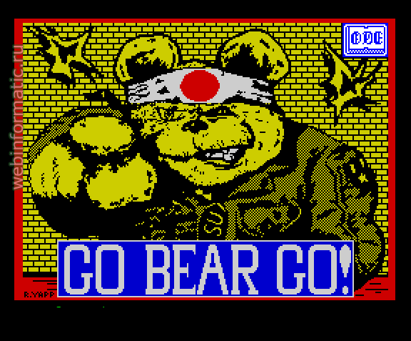 Go Bear Go! | ZX Spectrum | maze game | Sinclair User, 1988 play online играть онлайн