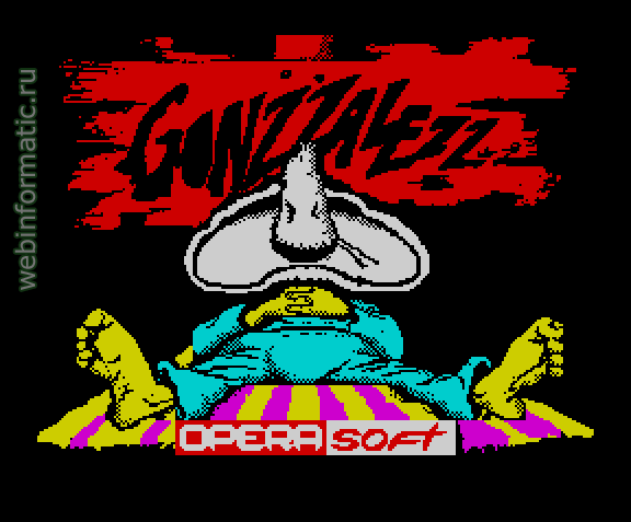 Gonzzalezz | ZX Spectrum | arcade game | Opera Soft S.A., 1989 play online играть онлайн