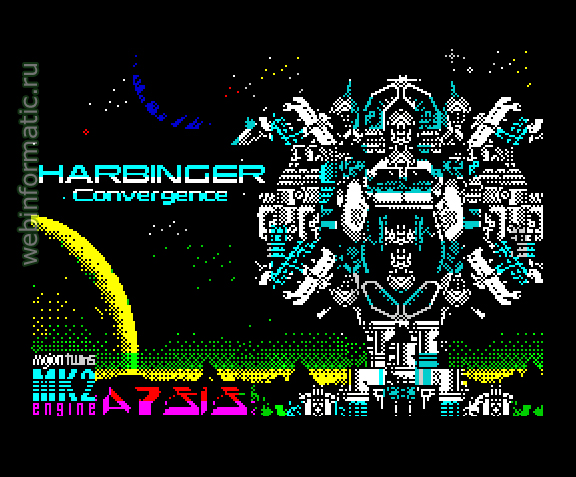 Harbinger - Convergence | ZX Spectrum | game | Cthonian Godkiller, 2016 play online