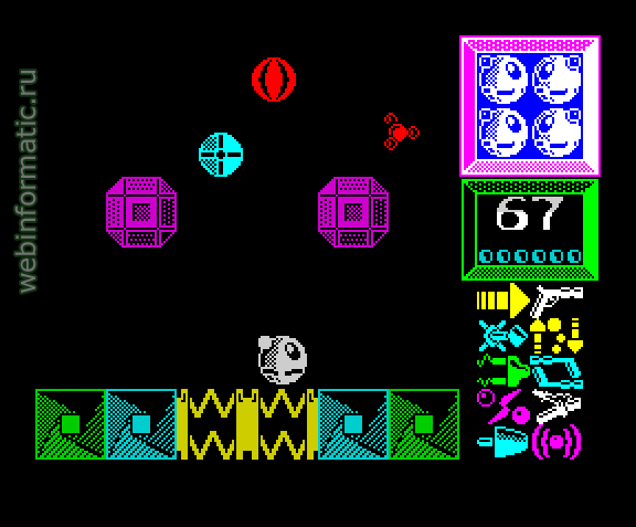 I, Ball | ZX Spectrum | arcade game | Firebird Software Ltd, 1987 play online играть онлайн