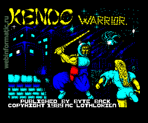 Kendo Warrior | ZX Spectrum | fighting game | Byte Back, 1989 play online играть онлайн