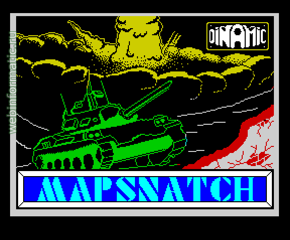 Mapsnatch | ZX Spectrum | strategy game | Dinamic Software, 1984 play online играть онлайн