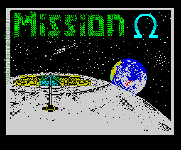 Mission Omega | ZX Spectrum | maze game | Mind Games, 1986 play online играть онлайн