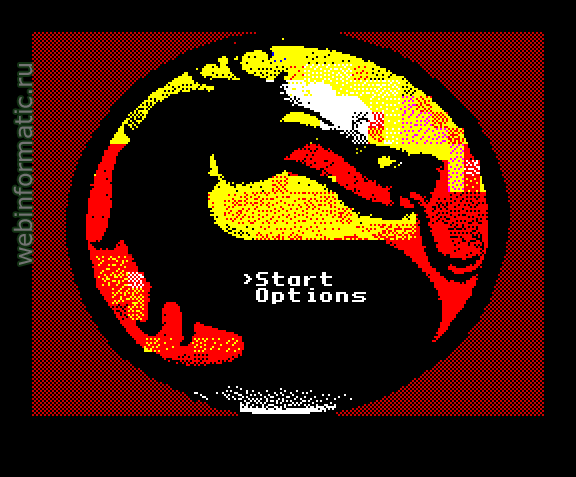 Mortal Kombat II | ZX Spectrum | fighting game | Perspective Group, 2004 play online играть онлайн