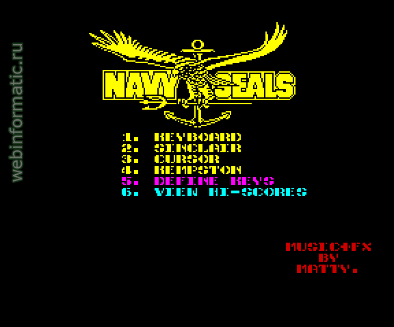 Navy SEALs | ZX Spectrum | arcade game | Ocean Software Ltd, 1991 play online играть онлайн